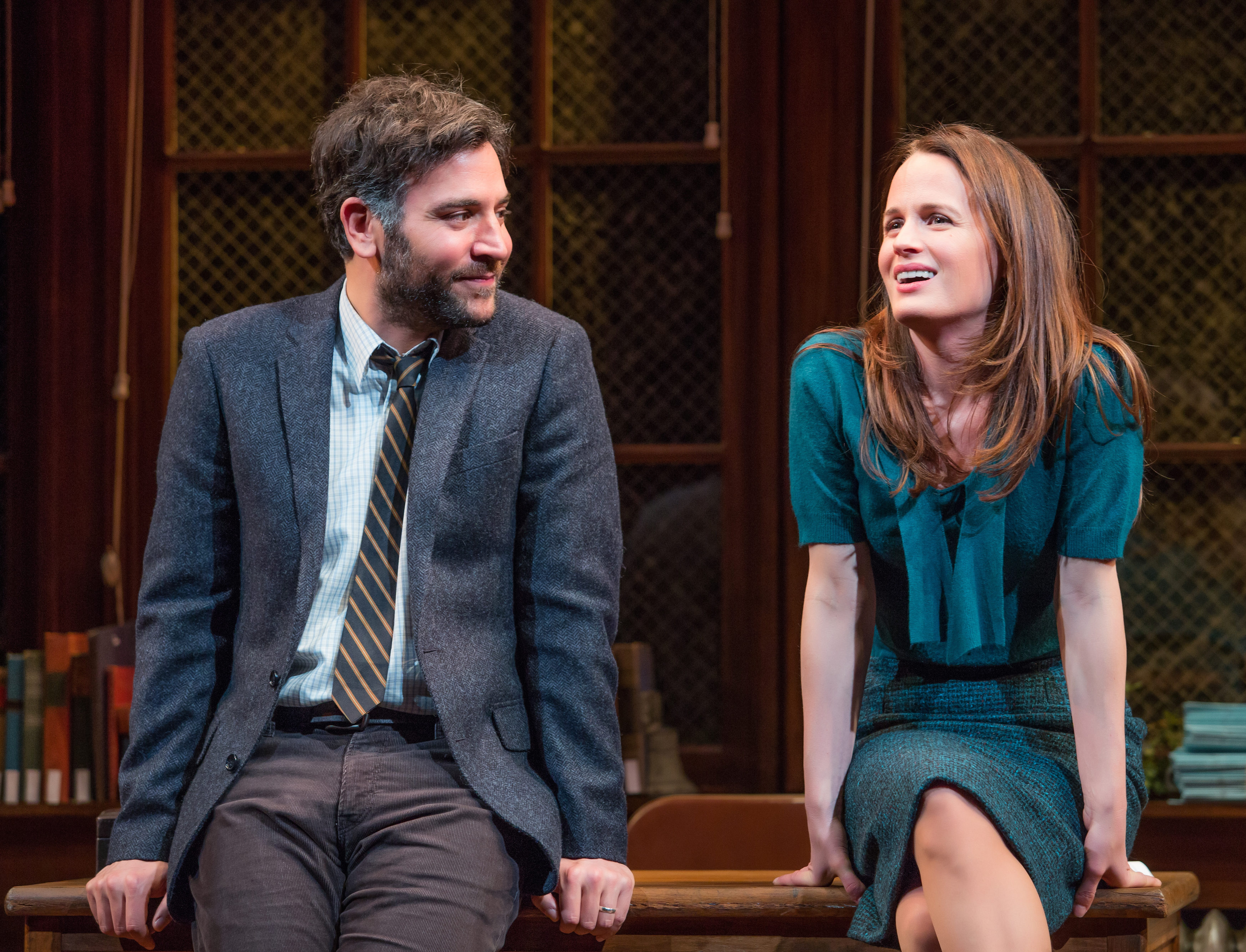 Josh Radnor and Elizabeth Reaser in "The Babylon Line" (Jeremy Daniel)