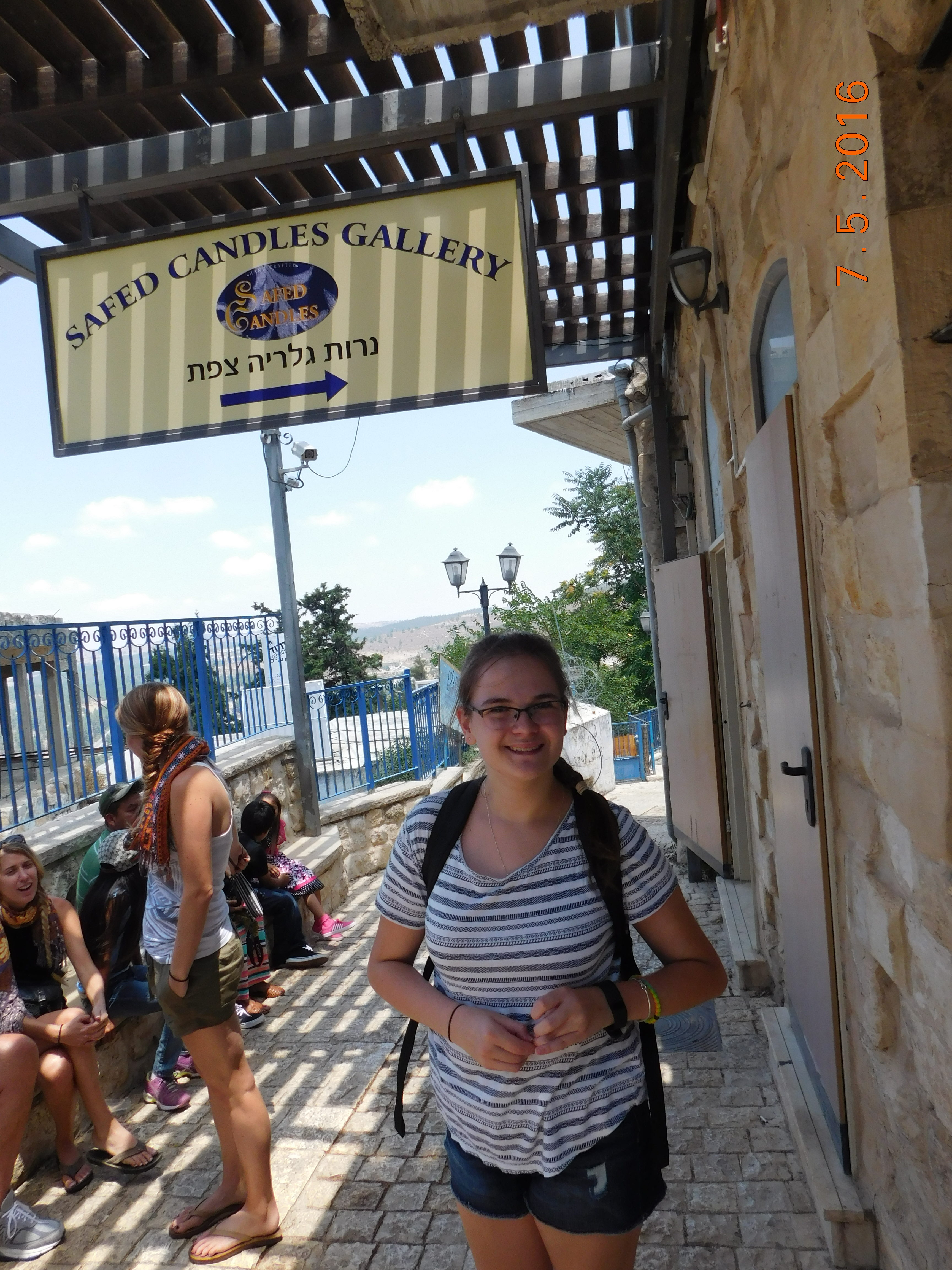 Mallory Hulsey in Safed