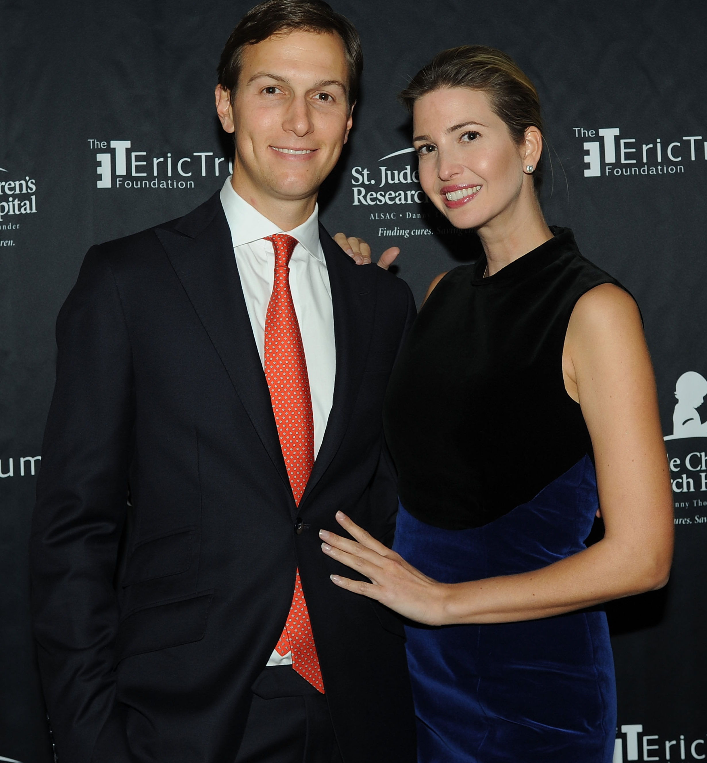Jared Kushner and his wife, Ivanka Trump, at the Trump National Golf Club in Bedminster, N.Y., Sept. 21, 2015. (Bobby Bank/WireImage/Getty Images)
