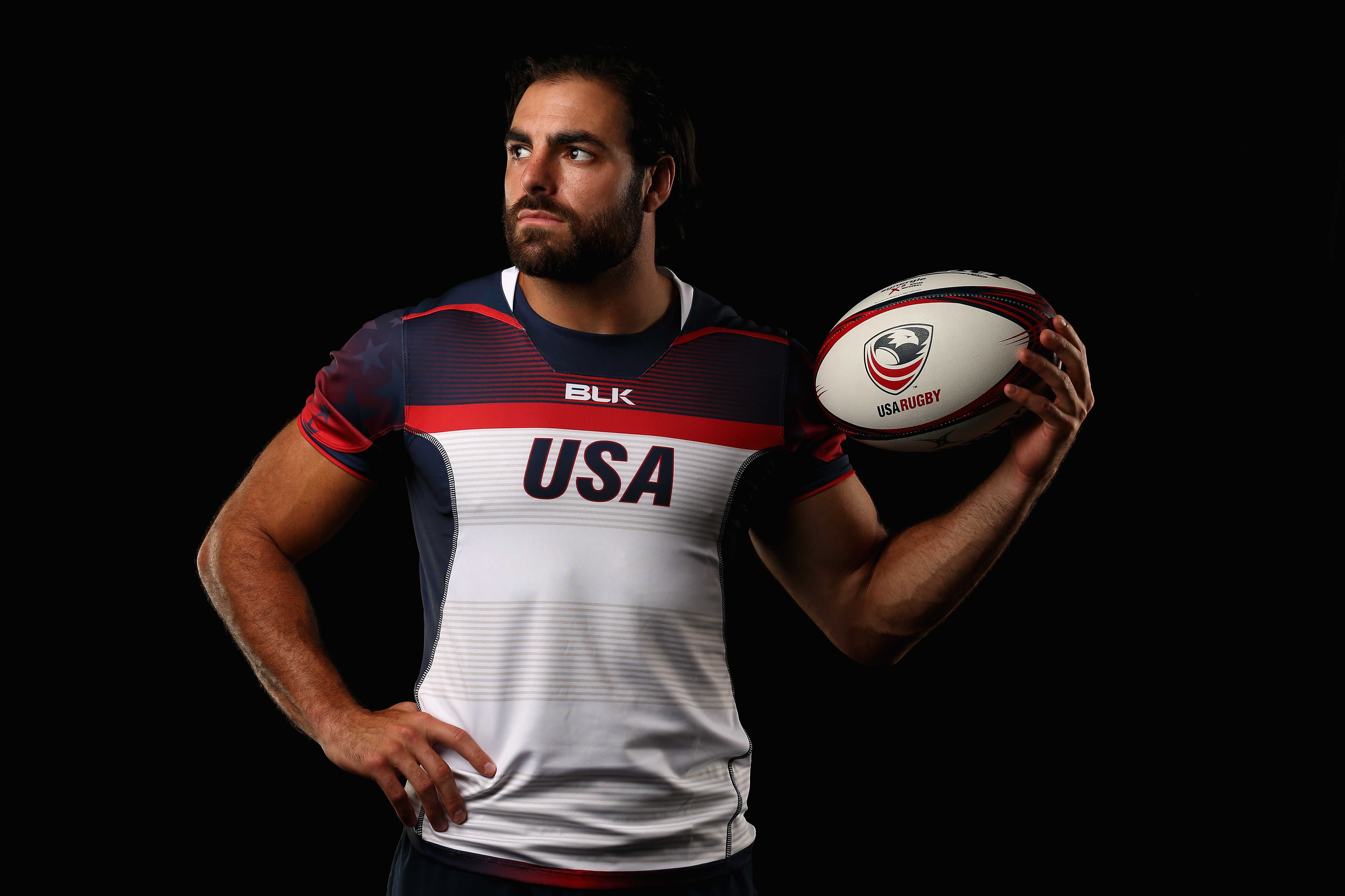 Nate Ebner poses for a portrait at the Olympic Training Center in Chula Vista, Calif., July 21, 2016. (Sean M. Haffey/Getty Images)