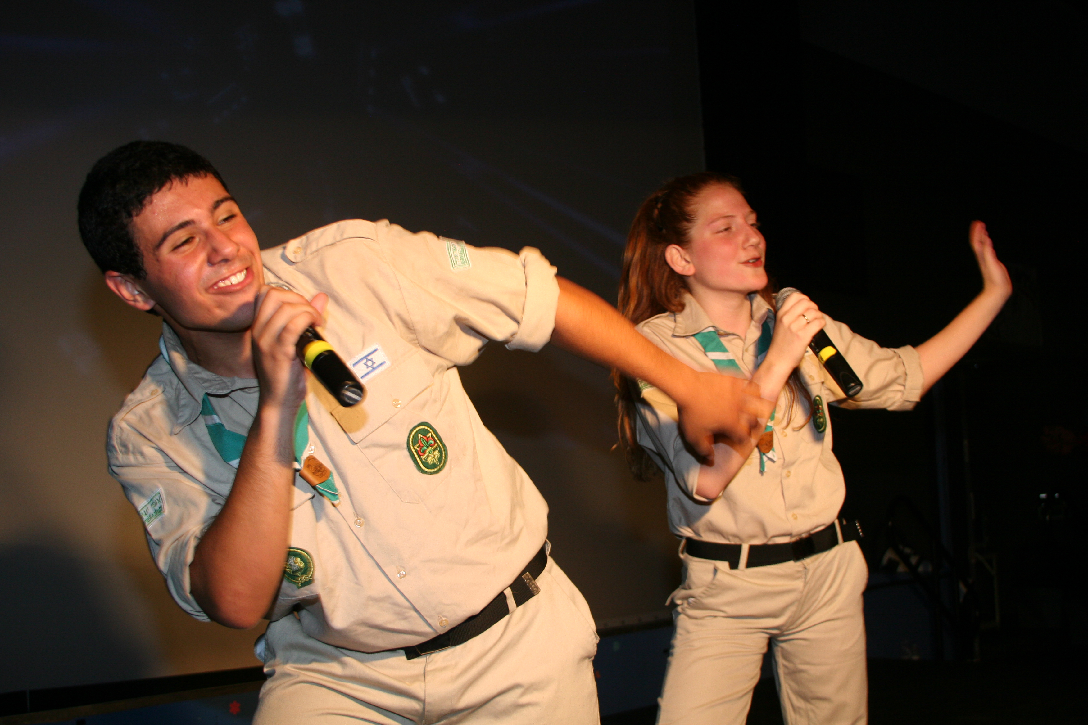 Israel Scouts are chosen for their performance skills, maturity and fluency in English.