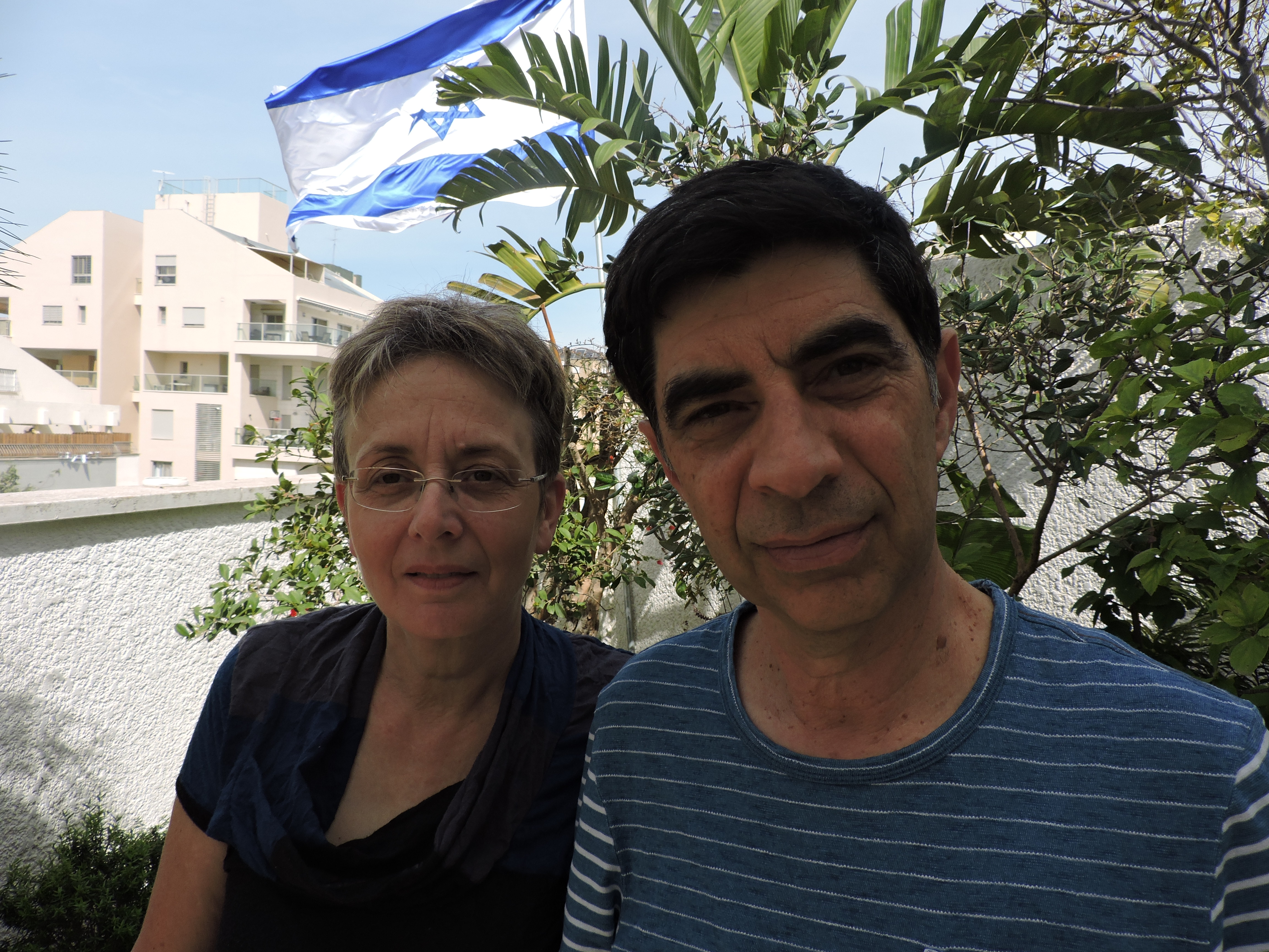 Leah and Simcha Goldin have embarked on a tireless campaign to retrieve the body of their son, Hadar, from Gaza. He was captured and killed in a clash at the southern end of the strip on Aug. 1, 2014. (Ben Sales)