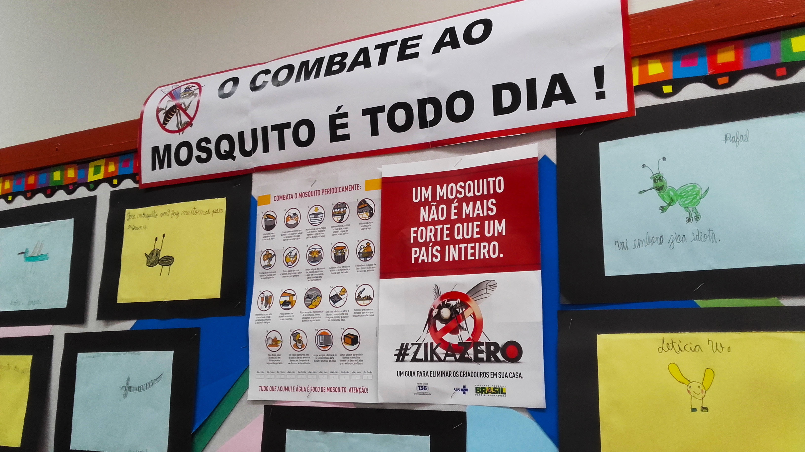 At Brazil’s largest Jewish school, Liessin, students are participating in the Zika Zero campaign. (Marcus Moraes)
