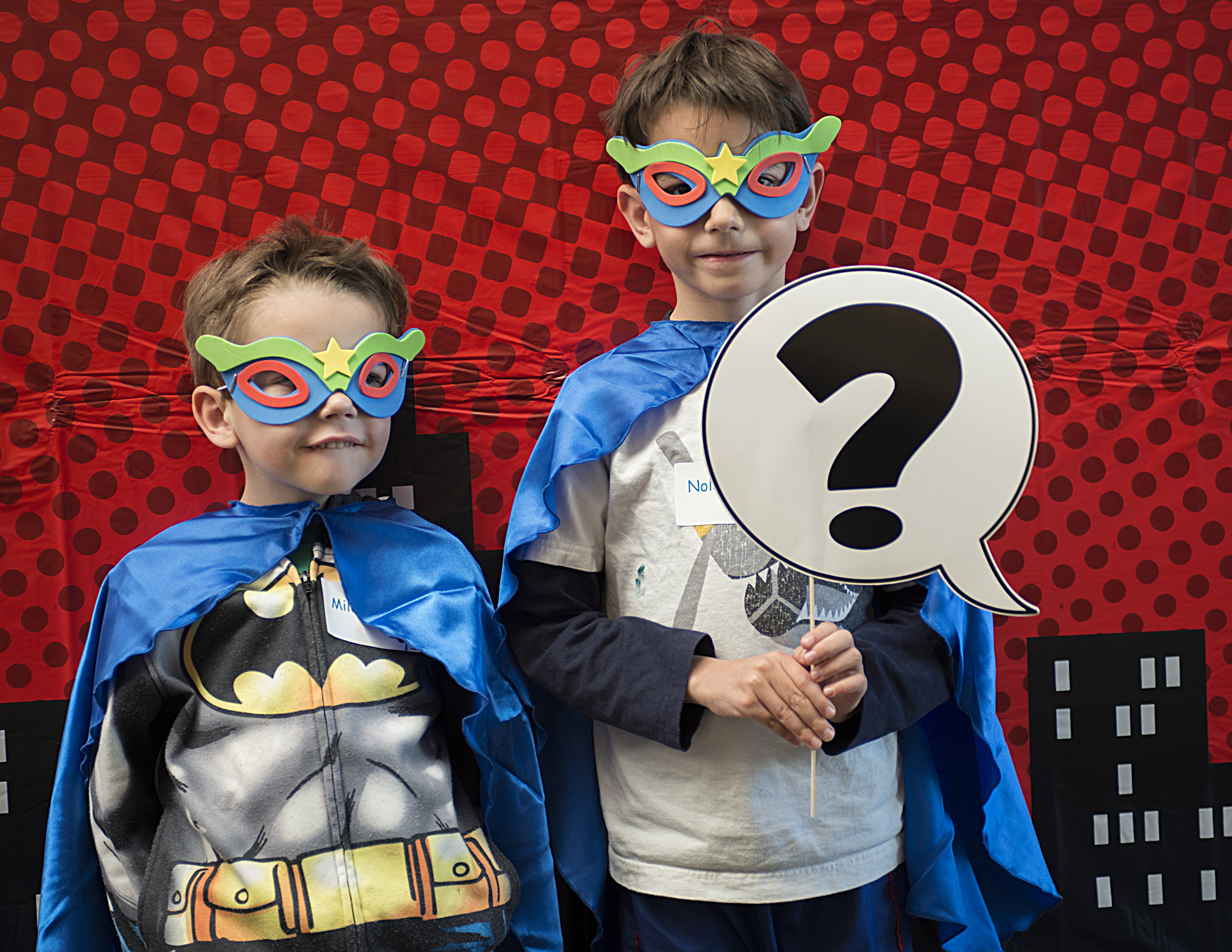 PJ Library kids were dressed as superheroes for Super Extraordinary Sunday. (John Wu)
