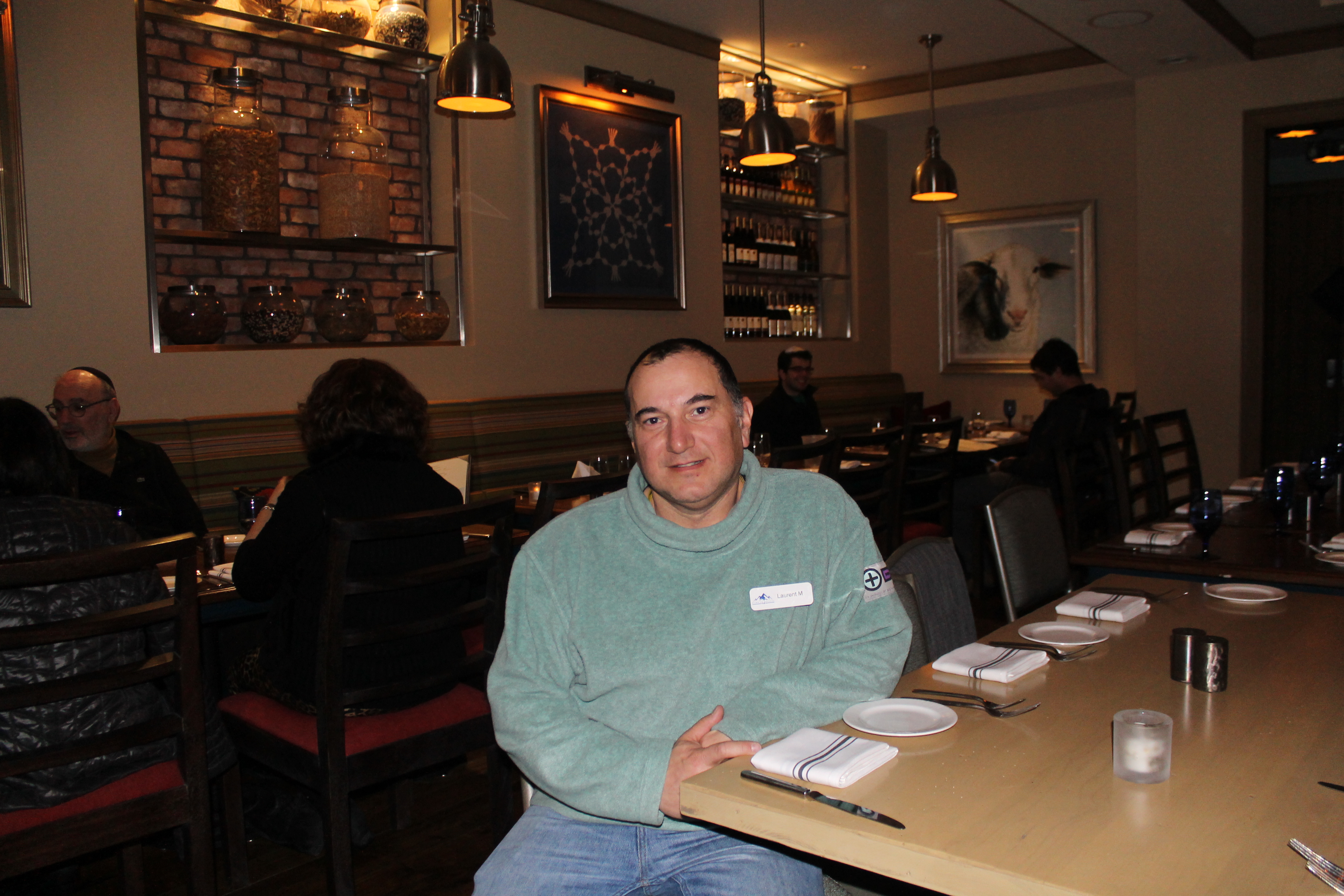 Laurent Masliah runs the nation's only slopeside kosher restaurant, Prime at Canyons, in Park City, Utah. (Uriel Heilman)
