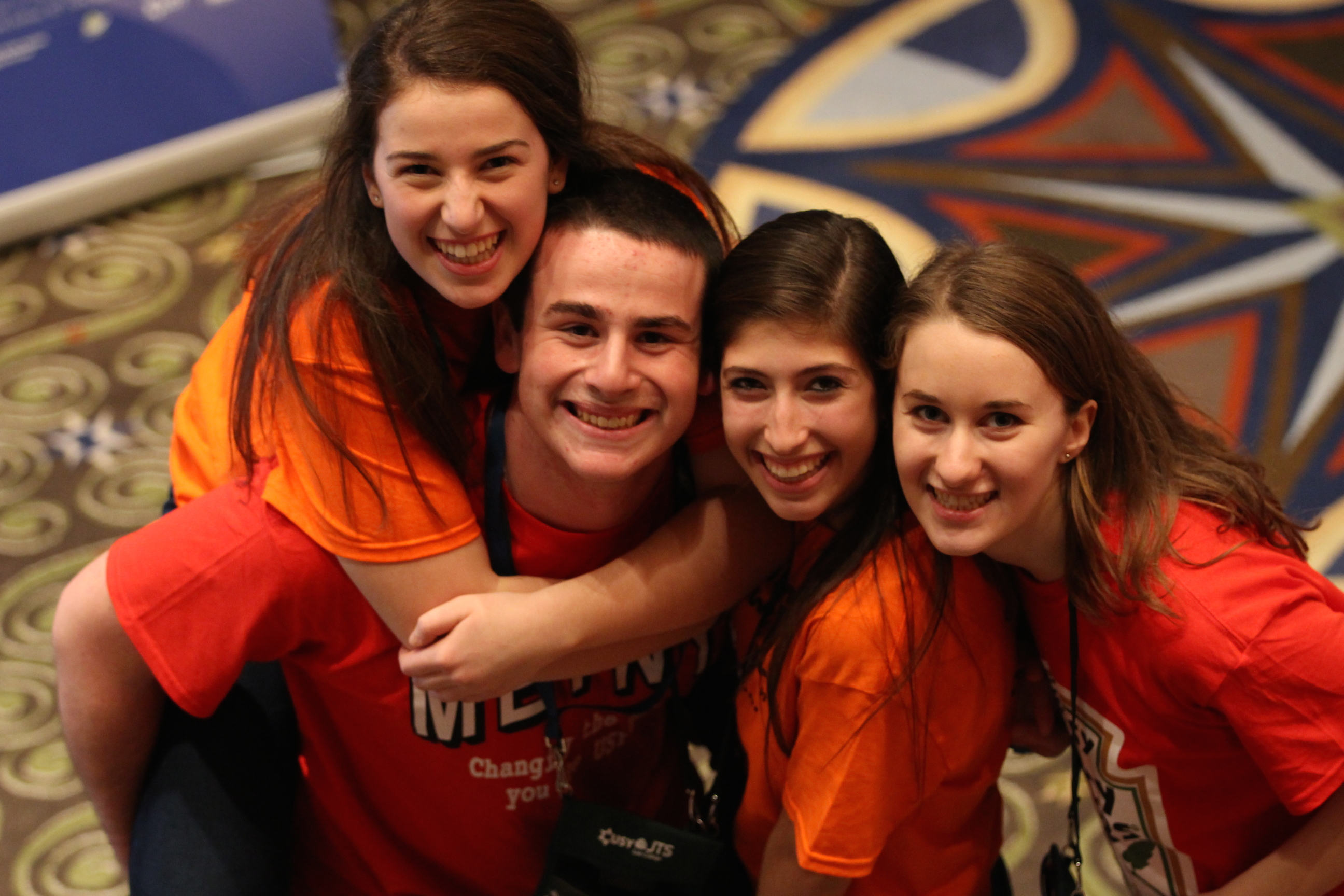 At United Synagogue Youth's 2014 convention being held in Atlanta, the board voted to relax the youth organization's ban on interfaith dating. (Courtesy of United synagogue Youth)