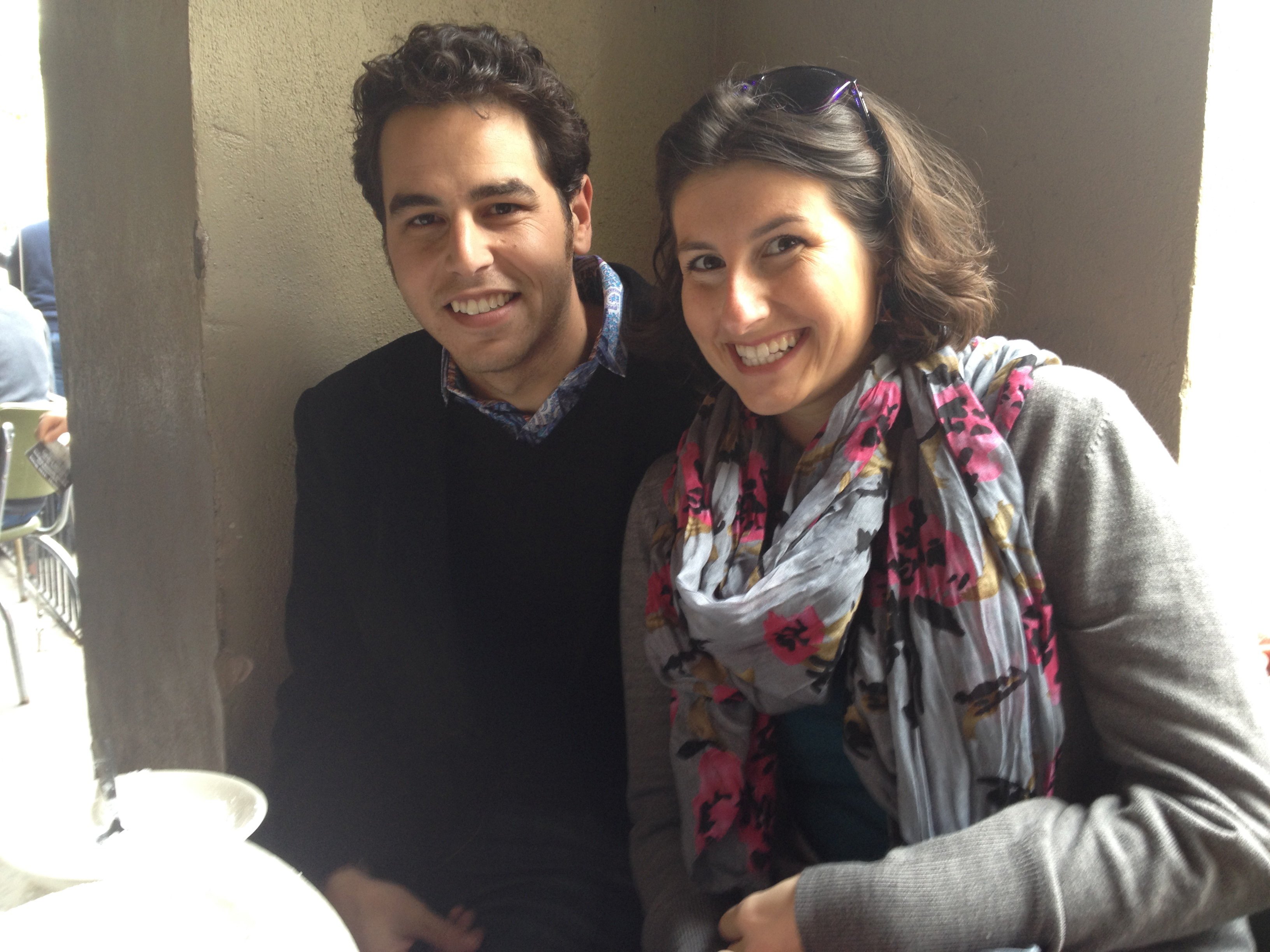 Ben Pozez and his wife, Amy, in New Orleans during the Jewish Federations of North America National Young Leadership Conference — TribeFest in March