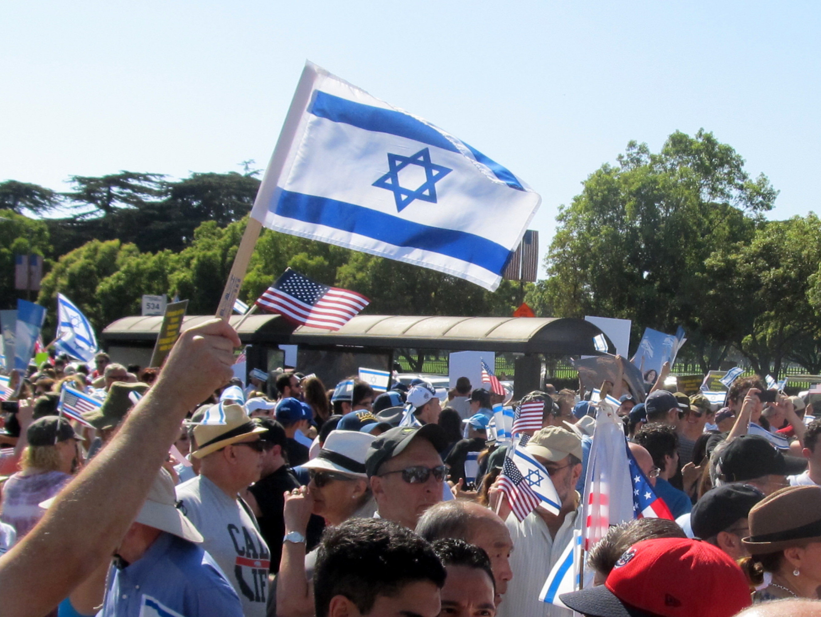 At a pro-Israel rally in Los Angeles, the author began to find new meanings for why we mourn on Tisha b’Av. (Edmon J. Rodman)