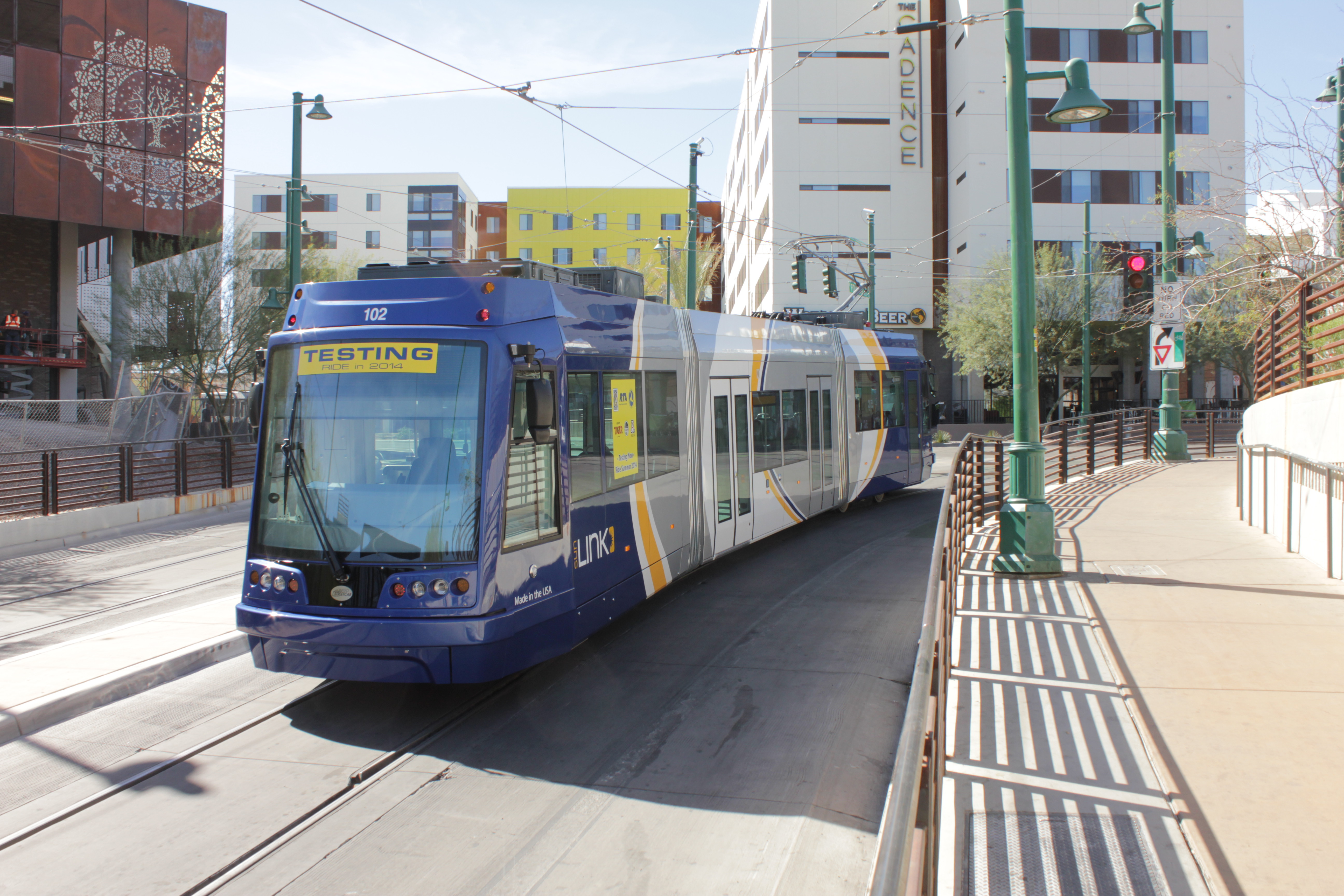 Tucson's Sun Link Streetcar is set to launch July 25, 2014.