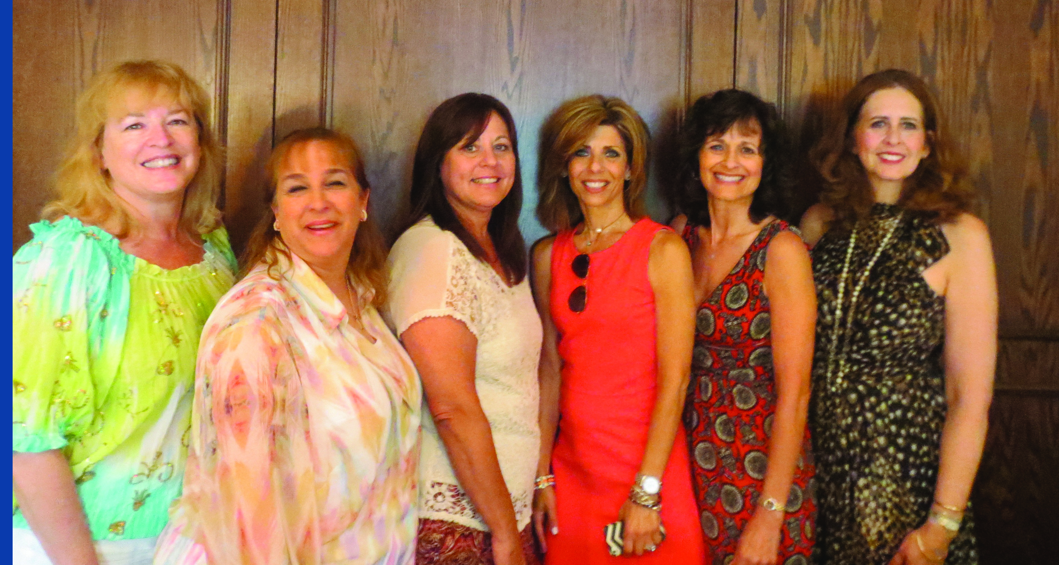 (L-R) Lynn Evenchik, Annette Miklofsky, Sara Seery, Eileen Schwartz, Peggy Langert and Tracy Levy at AEPhi reunion