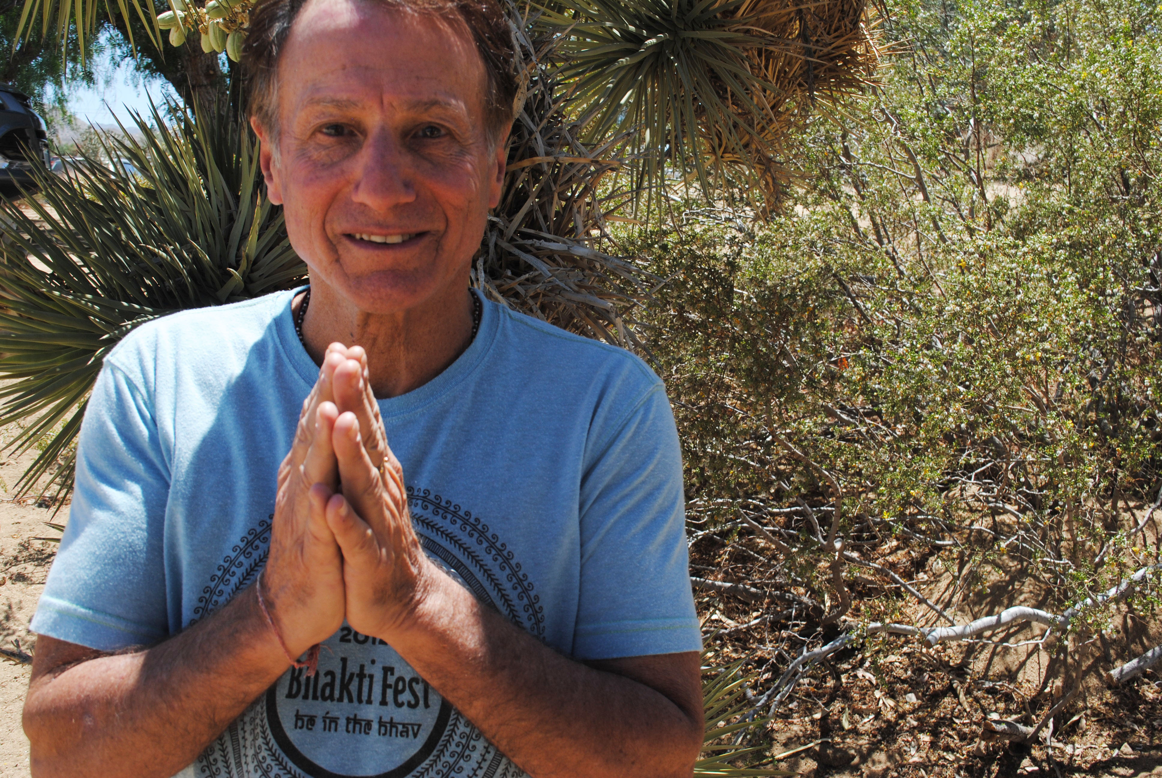 Sridhar Silberfein, raised in a Jewish family on Long Island, N.Y., is the founder of the Hindu yoga festival Bhakti Fest. (Rebecca Spence)