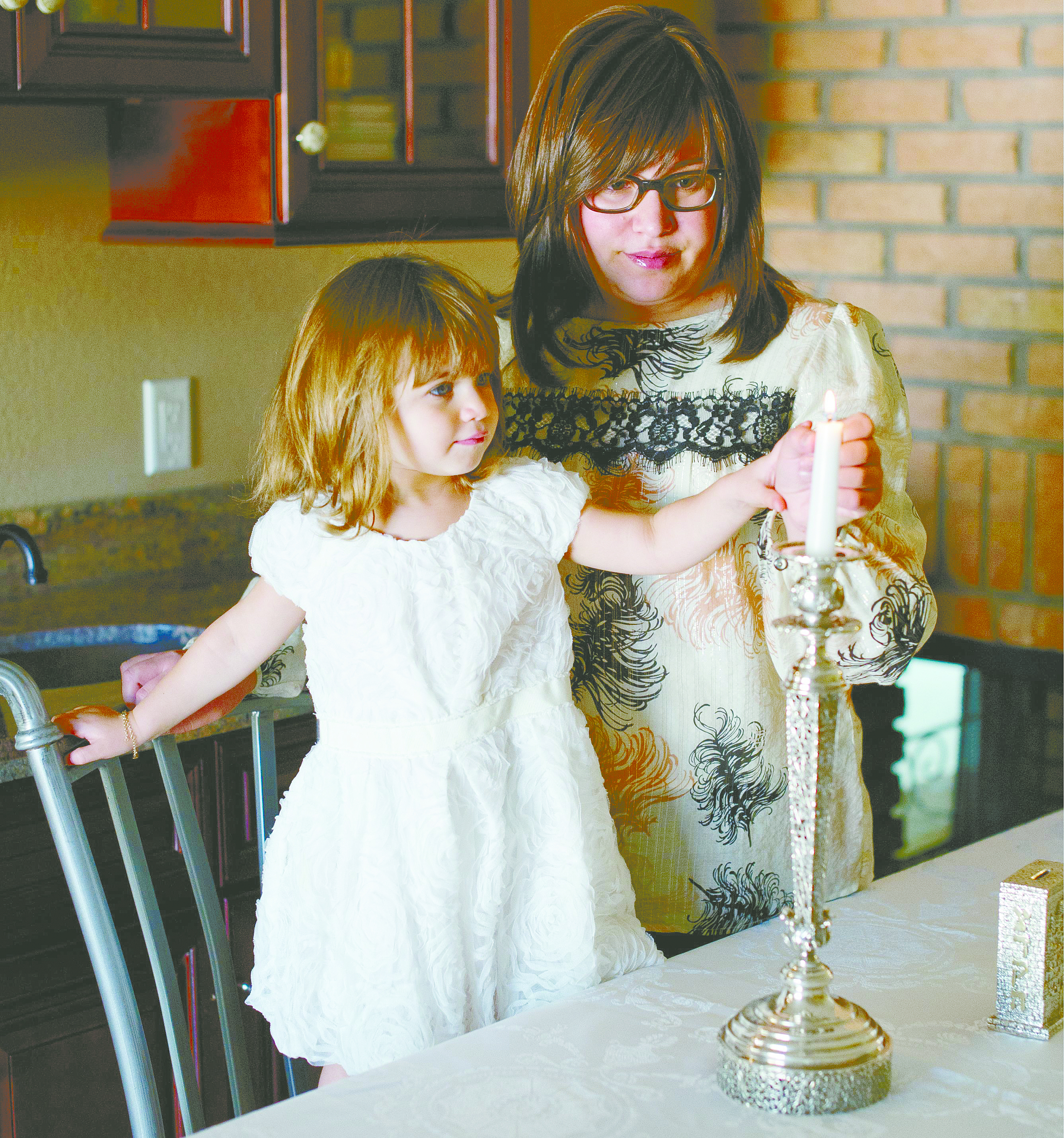 ps Ceitlin-FeigieGoldieShabbat practice